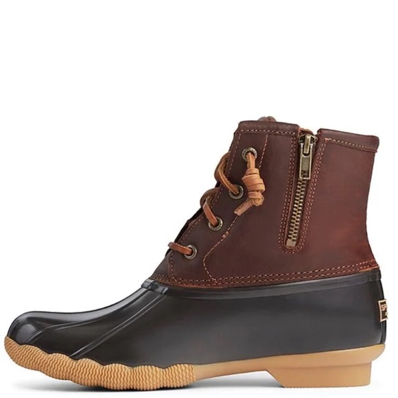 Women's Sperry Brown Saltwater Duck Boot - Picture 3 of 9